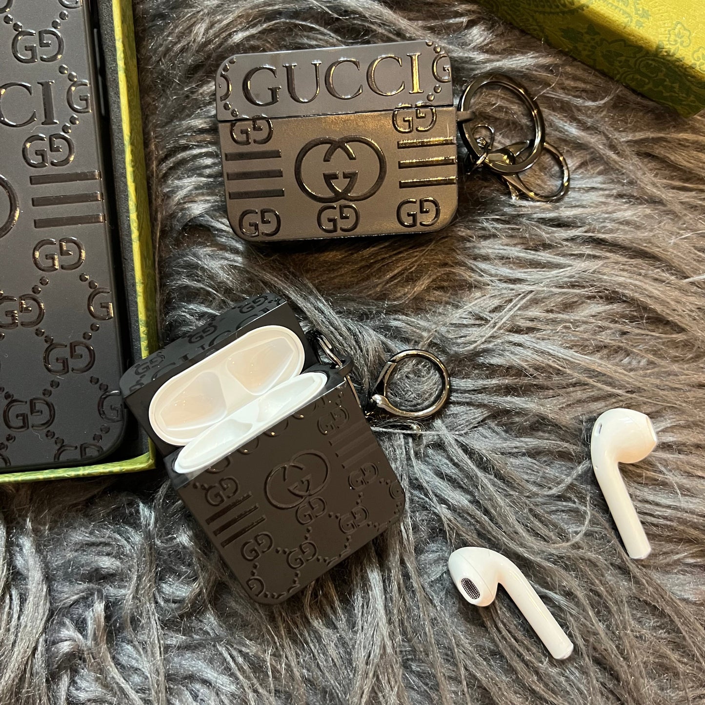 Étui AirPods Tendance Noir ( G )