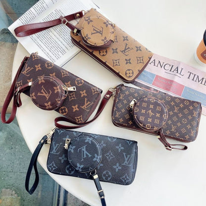 Vintage Floral Printed Phone Bag For All iPhone