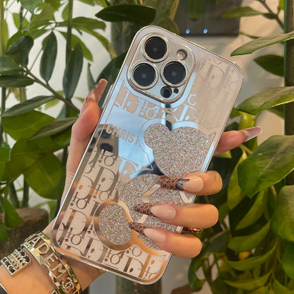 Coque de téléphone Ours Miroir - *UNE FOIS REÇUE, RETIRER LA COUCHE DE PLASTIQUE*