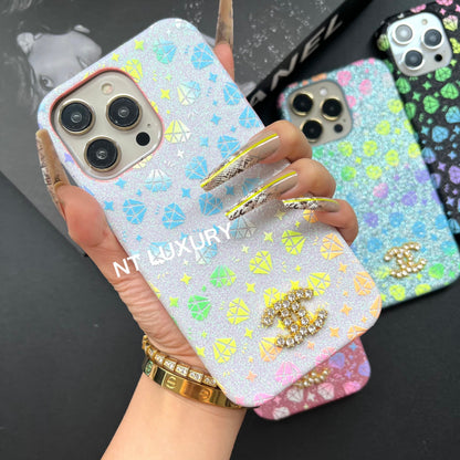 Diamond Design CC iPhone Case