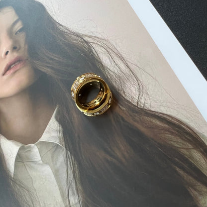 Gold Diamant Liebesring