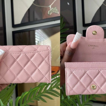 Baby Pink Überschlag-Kartenhalter/Geldbörse *inkl. Box*