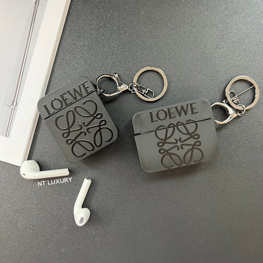 Schwarzes trendiges AirPods Case (L)