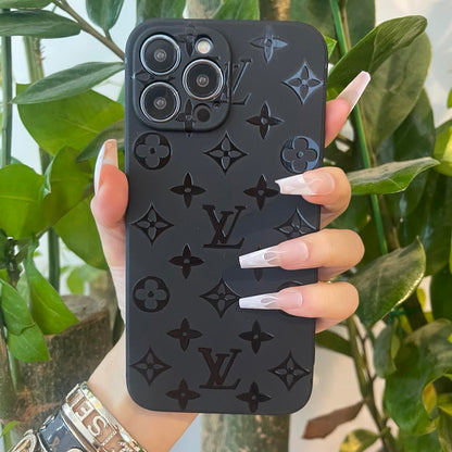 Coque de téléphone noire tendance (Petit amour)