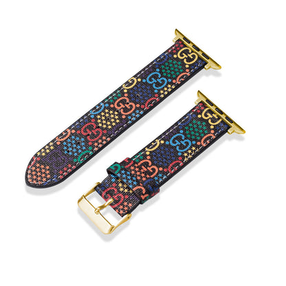 Bracelet en cuir classique fait main pour Apple Watch