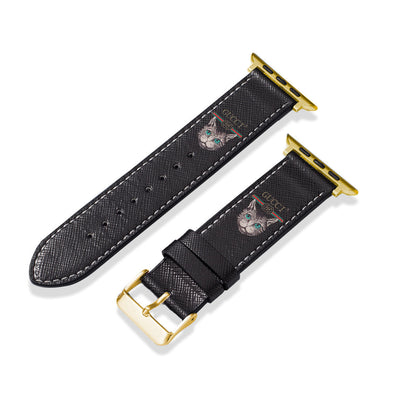 Bracelet en cuir classique fait main pour Apple Watch