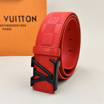Ceinture classique de couleur (boucle noire)