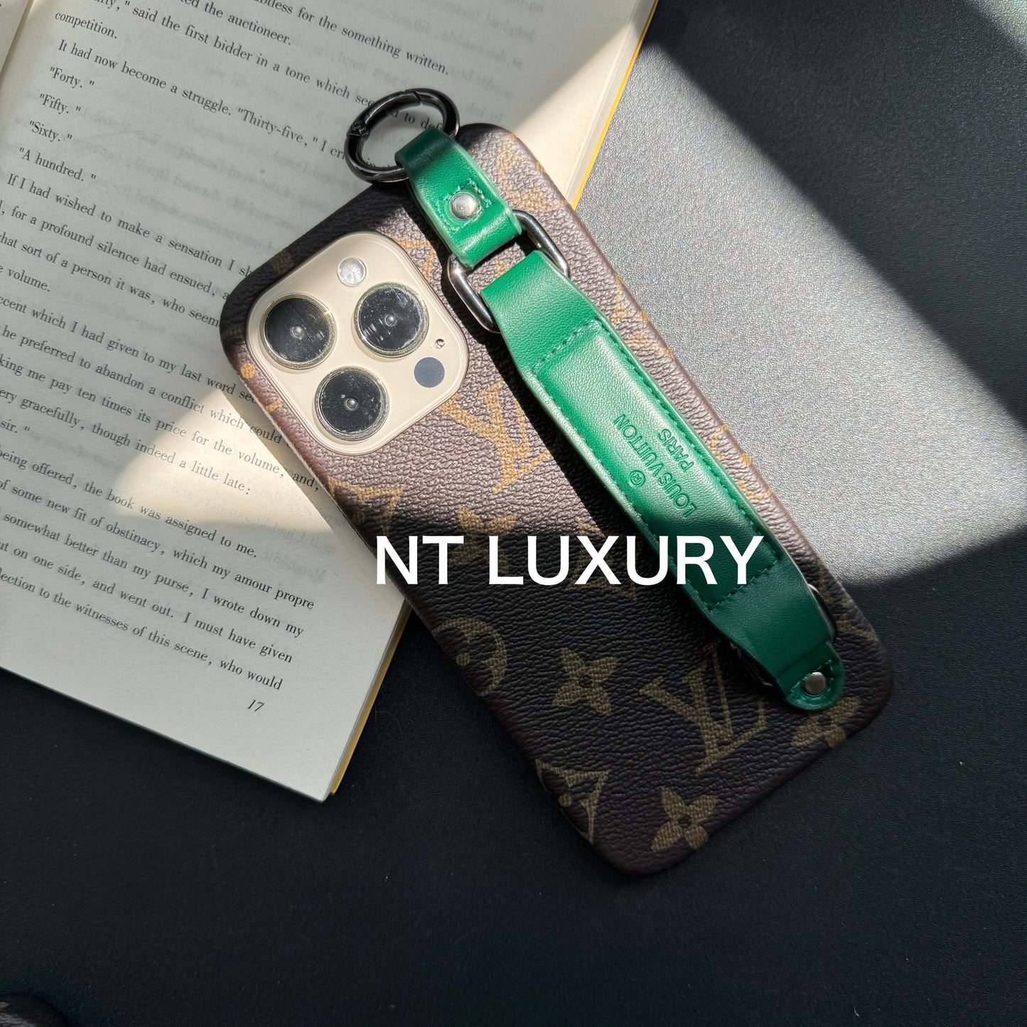 Traditional Leather Waistband Phone Case (Love)