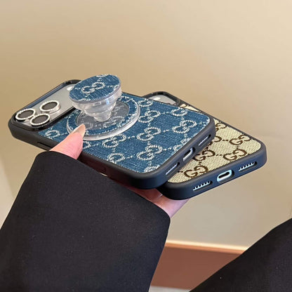 Denim Good Girl Magsafe Phone Case With Magsafe Holder