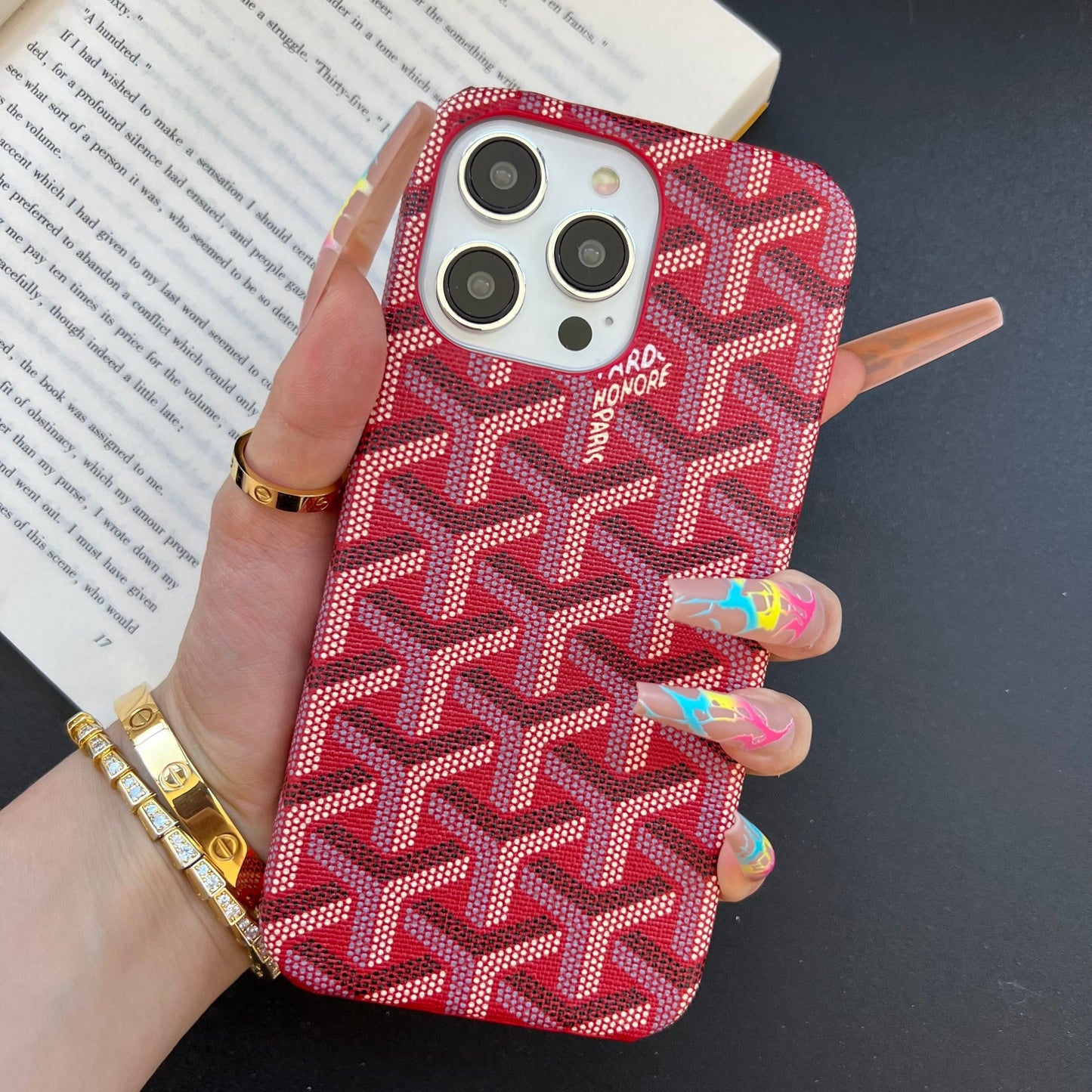 Coque de téléphone Go Neutral (Rouge foncé)