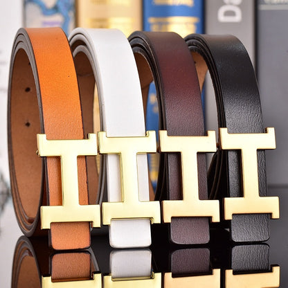 4 Colors Fashion H Women's Belt