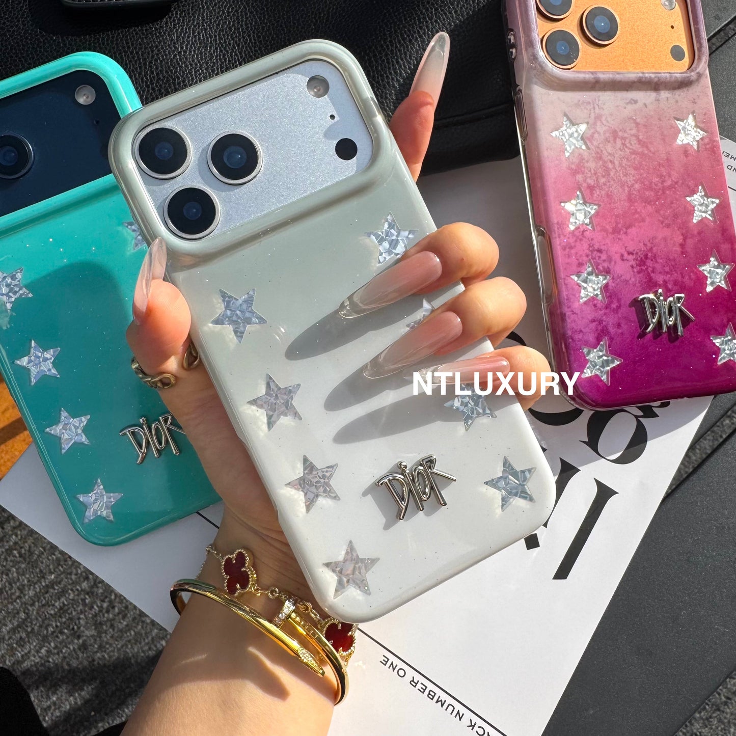 Starry Colorful Dove Phone Case