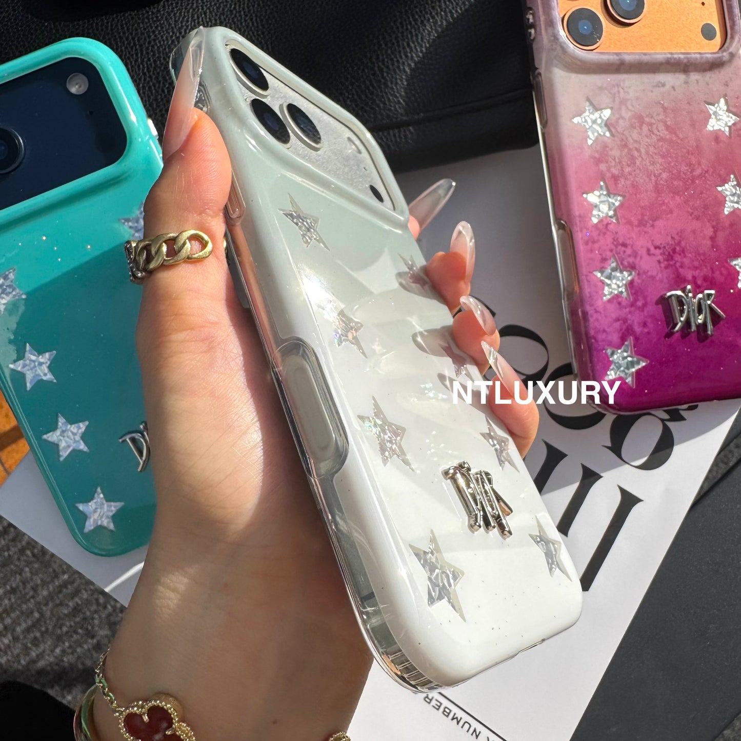 Starry Colorful Dove Phone Case