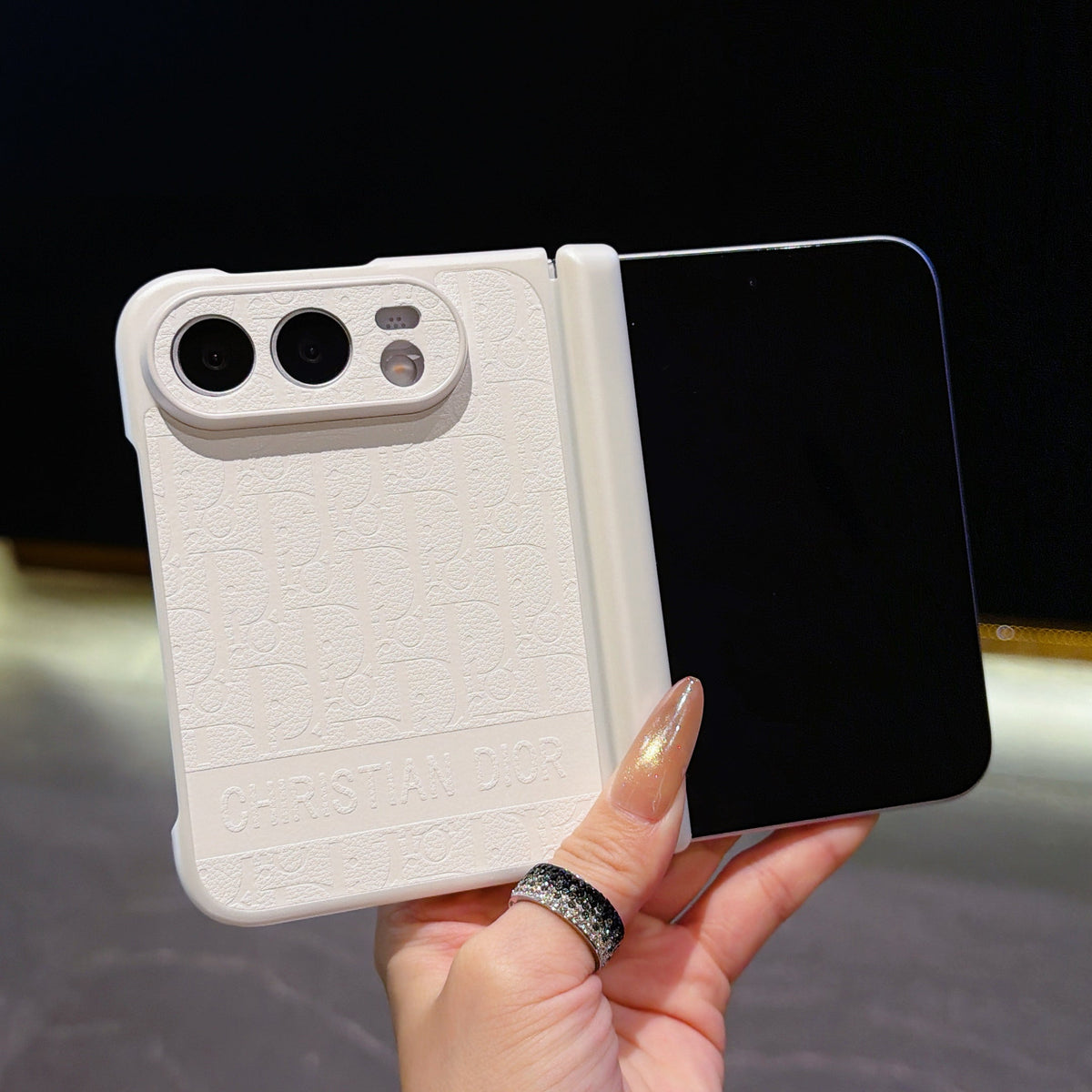 Classic Dove Girl Phone Case For iPhone Duo with Middle Protection