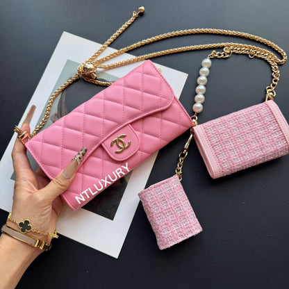 Coco Fine Wallet 3 Set (Pink)