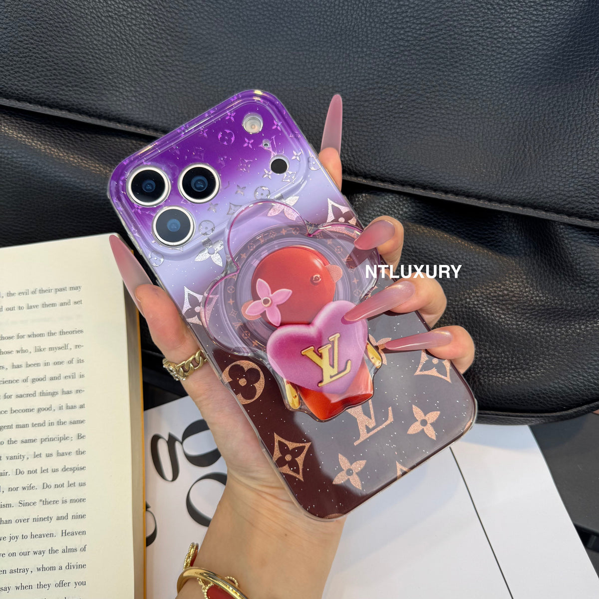 Ombre Love Magsafe Phone Case with Dolls Holder
