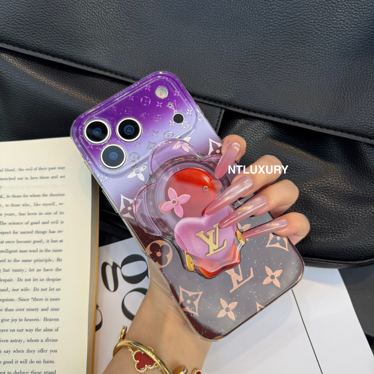 Ombre Love Magsafe Phone Case with Dolls Holder