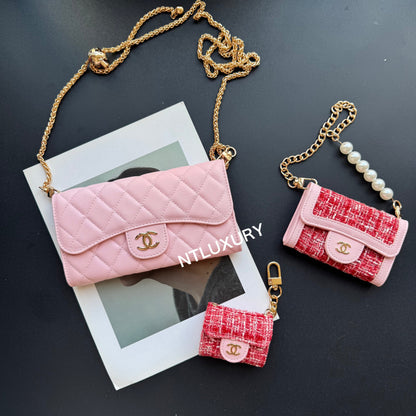 Coco Fine Wallet 3 Set (Color patch pink)