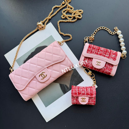 Coco Fine Wallet 3 Set (Color patch pink)