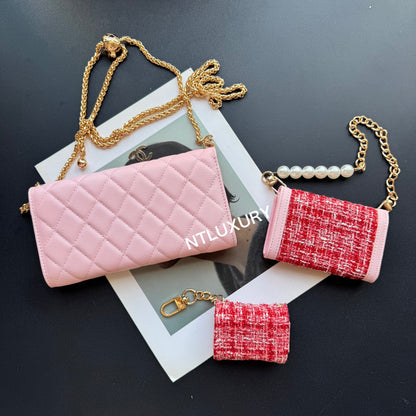 Coco Fine Wallet 3 Set (Color patch pink)