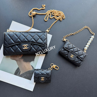 Coco Fine Geldbörse 3er Set (Schwarz)