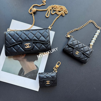 Coco Fine Geldbörse 3er Set (Schwarz)