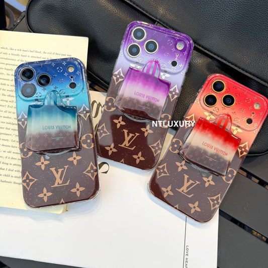 Ombre Love Magsafe Phone Case with Bags Holder