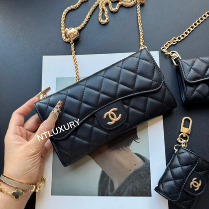 Coco Fine Geldbörse 3er Set (Schwarz)