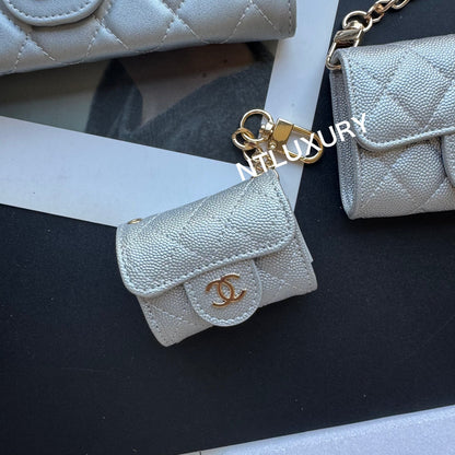 Portefeuille Coco Fine 4 pièces (Argent)