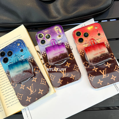 Ombre Love Magsafe Phone Case with Bags Holder