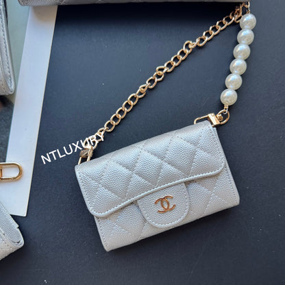 Portefeuille Coco Fine 4 pièces (Argent)