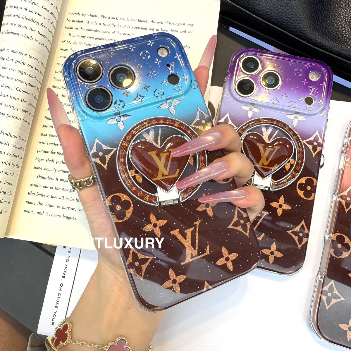 Ombre Love Magsafe Phone Case with New Love Holder