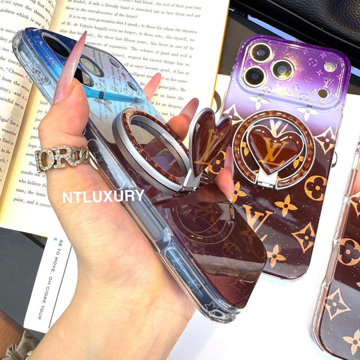 Ombre Love Magsafe Phone Case with New Love Holder