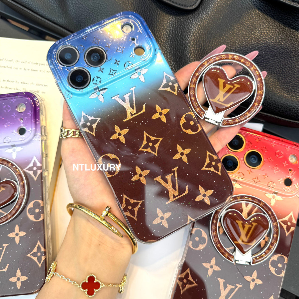 Ombre Love Magsafe Phone Case with New Love Holder