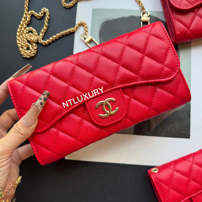 Coco Fine Wallet 4 Set (Red)