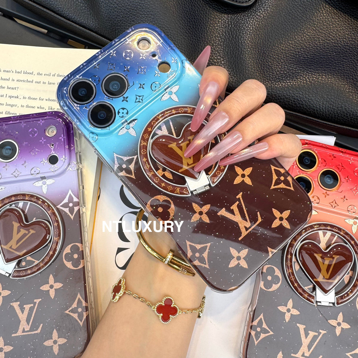 Ombre Love Magsafe Phone Case with New Love Holder