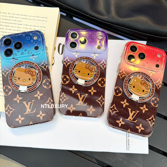 Ombre Love Magsafe Phone Case with New Cat Holder