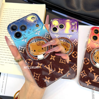 Ombre Love Magsafe Phone Case with New Cat Holder