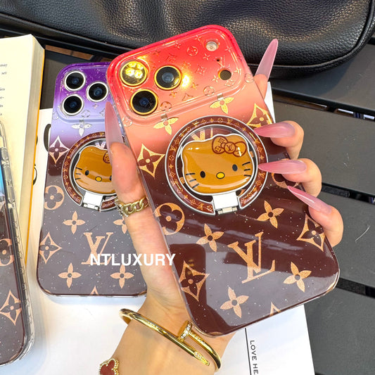 Ombre Love Magsafe Phone Case with New Cat Holder
