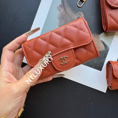 Trousse de 3 portefeuilles Coco Fine (Ocre)