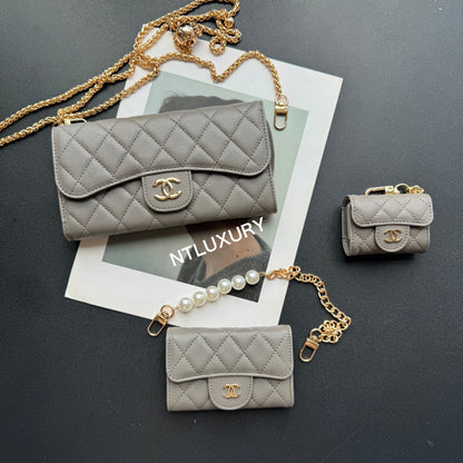 Coco Fine Wallet 3 Set (Grey)