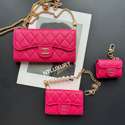 Coco Fine Wallet 3 Set (Magenta)