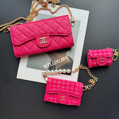 Coco Fine Wallet 3 Set (Magenta)