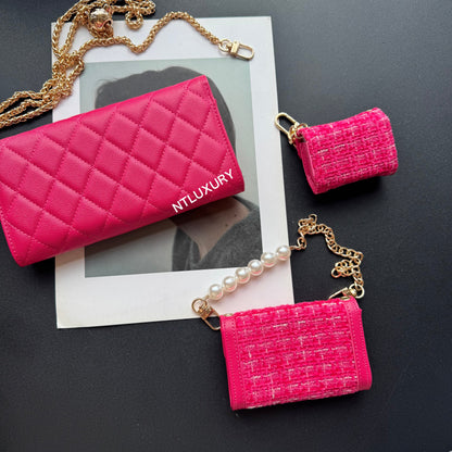 Coco Fine Wallet 3 Set (Magenta)
