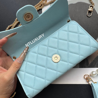 Coco Fine Wallet 3 Set (Baby Blue)