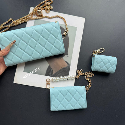 Coco Fine Wallet 3 Set (Baby Blue)