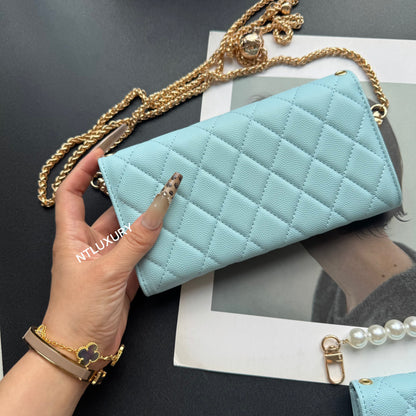 Coco Fine Wallet 3 Set (Baby Blue)