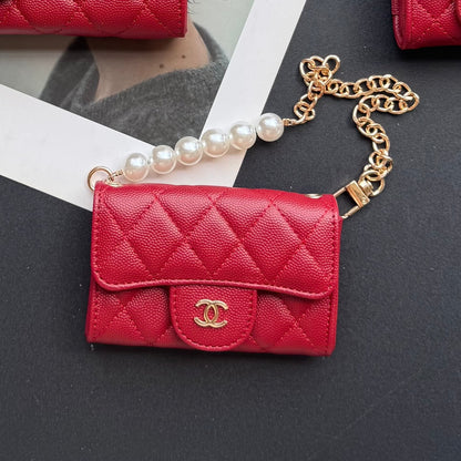 Portefeuille fin Coco, lot de 3 (rouge foncé)