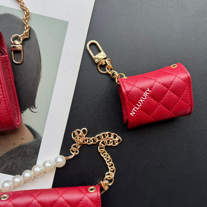 Portefeuille fin Coco, lot de 3 (rouge foncé)