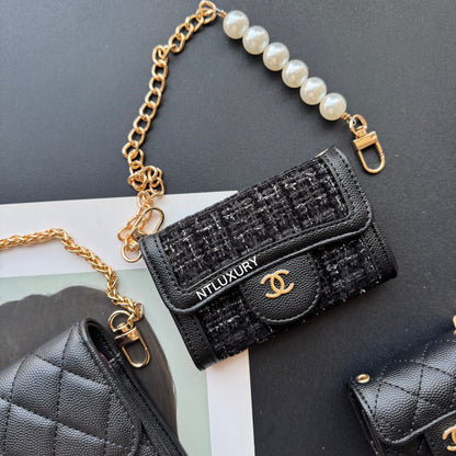 Coco Fine Wallet 5 Set (Black & Patch)